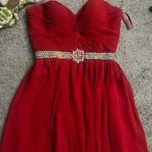 Red prom dress